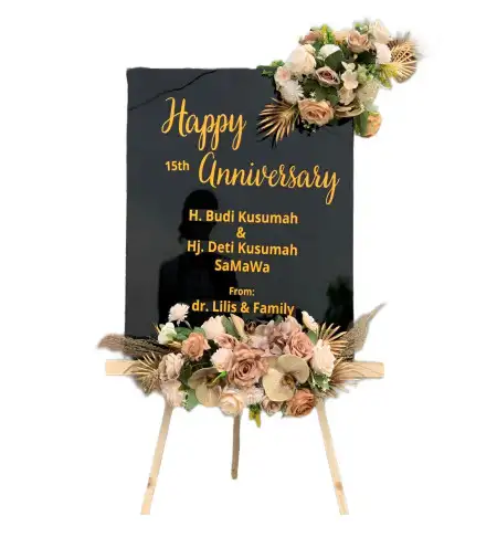 Papan Bunga Akrilik mandonga